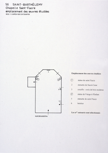 Le mobilier de la chapelle Saint-Fiacre