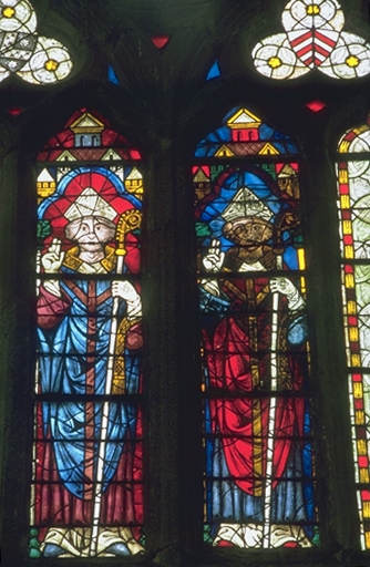 Verrière de la baie 211 : verrière des évêques