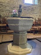 Fonts baptismaux, église Saint-Pierre (La Chapelle-Gaceline fusionnée en La Gacilly en 2017)