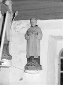 Statue (d'applique, petite nature) : saint Emilion, chapelle Saint-Adrien (Pleumeur-Gautier)
