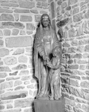 Groupe sculpté (d'applique, petite nature) : l'Education de la Vierge, abbaye de Chanoines (Fougères)
