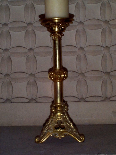 Ensemble 3 de 2 chandeliers d'autel