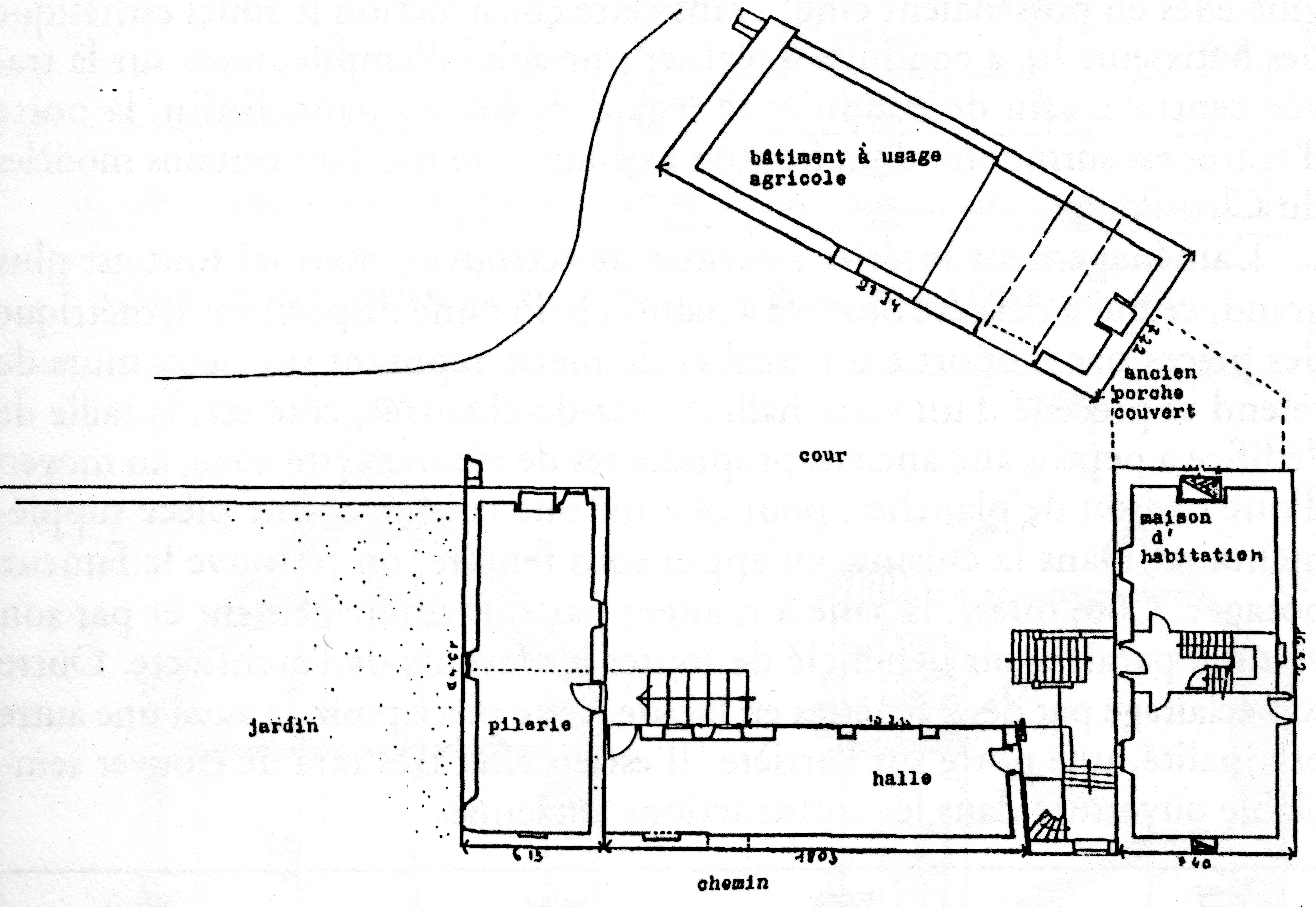 Maison de marchand de toile, La Ville-au-Galle (Saint-Thélo)