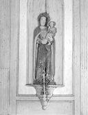 Statue (d'applique, petite nature) : Vierge à l'Enfant, chapelle Notre-Dame-des-Fleurs (Plaudren)