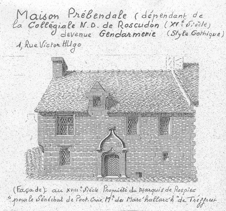 Maison, 1 rue Victor Hugo (Pont-croix)