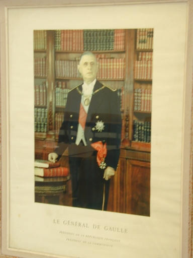 Estampe : Portrait du Général de Gaulle