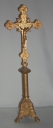 Garniture d'autel 2 : croix d'autel, 6 chandeliers d'autel