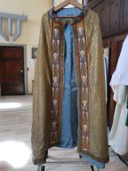 Manteau de statue de Notre-Dame de Délivrance, basilique Notre-Dame-de-Délivrance (Quintin)