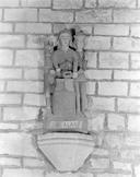 Groupe sculpté : le miracle de saint Eloi, église paroissiale Saint-Demet (Plozévet)