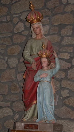 Statue sur culot : Education de la Vierge