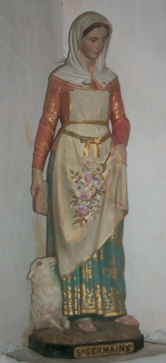 Statue : sainte Germaine Cousin