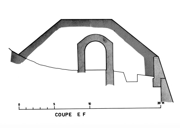 Retranchements (4e quart 17e siècle) puis fortifications extra-urbaines (4e quart 18e siècle) de Quélern (Cr 36-39) (Roscanvel)