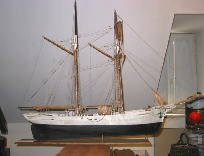 Maquette d'une goélette islandaise