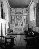 Autel, retable, tabernacle (maître-autel, autel tombeau, retable architecturé à niche), église paroissiale Sainte-Agnès (Tréfumel)