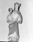 Statue (statuette) : Vierge à l'Enfant, chapelle Notre-Dame (Les Champs-Géraux)