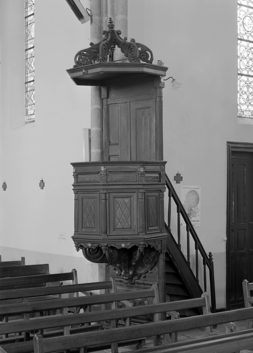 Chaire à prêcher, église Sainte-Zéphirine (Tréal)