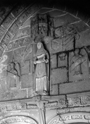 Statue (petite nature) : sainte Anne, église paroissiale de la Trinité (Langonnet)