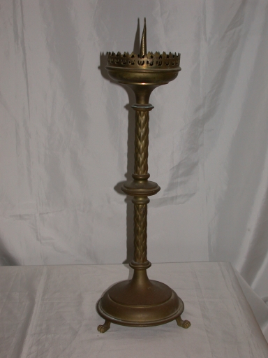 Paire 2 de chandeliers d'acolyte