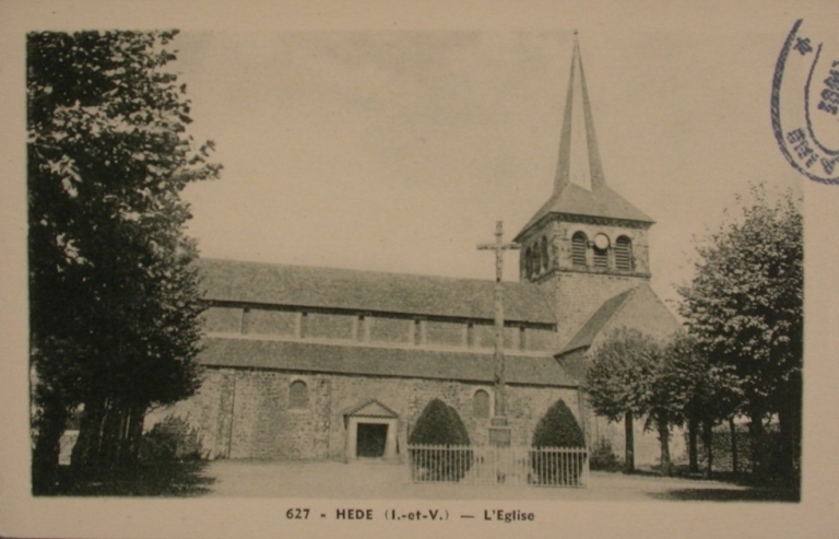 Prieuré de bénédictins, église paroissiale Notre-Dame, place de l'église (Hédé-Bazouges)