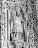 Statue (d'applique, petite nature) : saint Nicolas, église paroissiale Notre-Dame-de-Roscudon (Pont-Croix)