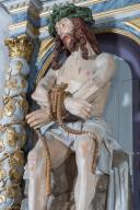 Statue : Christ aux outrages, église paroissiale Saint-Vinoc (Plouhinec-29)