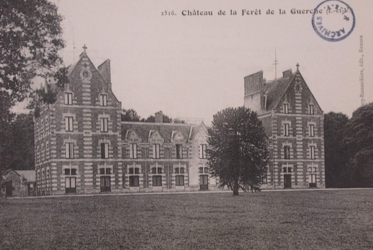 Demeure dite château de la Forêt de la Guerche ou dite Pavillon de la Forêt (détruit) (Rannée)