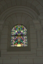Ensemble des 8 verrières décoratives du choeur (baies 100 à 108)