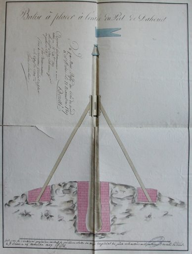 Ensemble du génie civil (balise de l'étau), Dahouët (Pléneuf-Val-André)