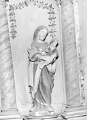 Statue (d'applique, petite nature) : Vierge à l'Enfant (1), chapelle de la Trinité (Ploërdut)