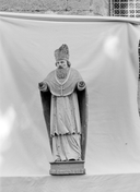 Statue (petite nature) : saint Corneille, chapelle Saint-Guénin (Plouray)