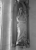 Statue (d'applique, petite nature) : Vierge à l' Enfant, dite Notre-Dame de joie, chapelle Notre-Dame (Séglien)