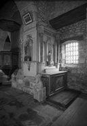 Retable, chapelle latérale sud, église paroissiale Saint-Jean (Saint-Maden)