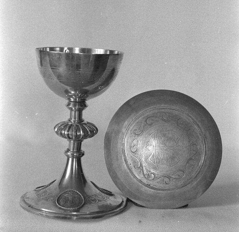 Calice & patène 6, église Saint-Pierre (Sérent)