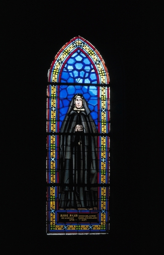 Verrière à personnages de la baie 11 : Jeanne Jugan