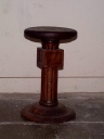Ensemble de 6 tabourets d'église