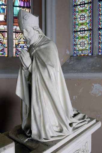 Statue : Saint Méen (?)