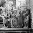 Groupe sculpté (d'applique) : Déploration, chapelle Notre-Dame-de-Bonne-Nouvelle (Locronan)