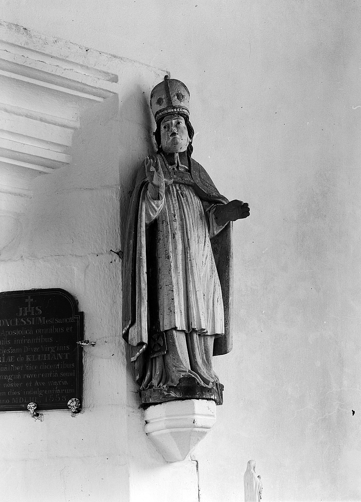 Statue (d'applique, petite nature) (2), chapelle Notre-Dame, Kerluan (Châteaulin)