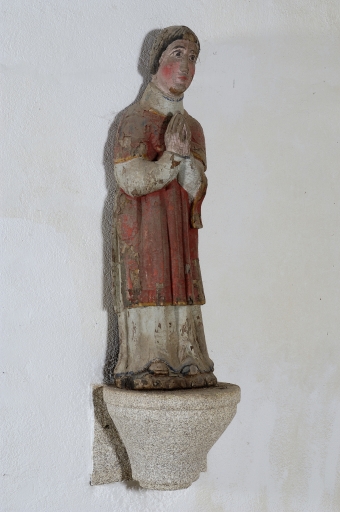 Statue d'un saint (saint Etienne ?)