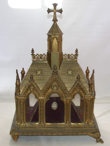 Paire de reliquaires de saint Martin et de sainte Anne