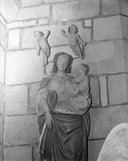 Statue (grandeur nature) : Vierge à l'Enfant (1), chapelle Saint-Laurent ou Notre-Dame-de-Bonne-Nouvelle (Goulien)