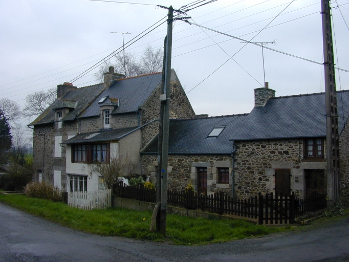 Alignement de maisons, rue de la Cale de Jouvente (Pleurtuit)