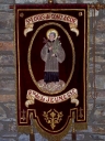 Bannière de procession : saint Louis de Gonzague, L'Ange gardien