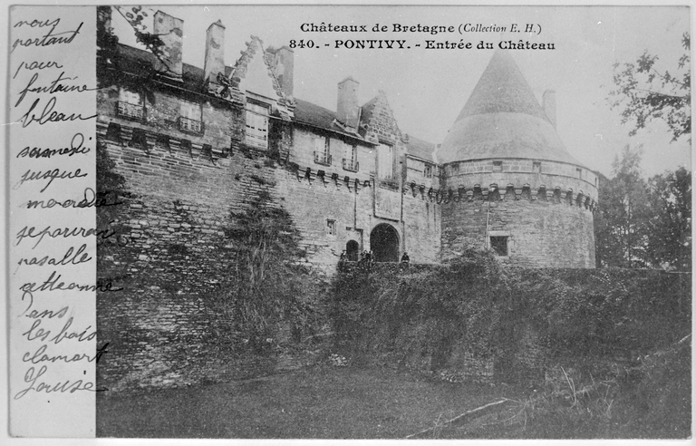 Château fort, dit château de Pontivy, ancien château des Rohan, rue du Général de Gaulle (Pontivy)