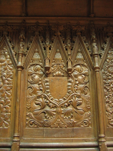 Cathédrale de Saint-Pol-de-Léon : stalle 05 (provenant du château de Kerjean)