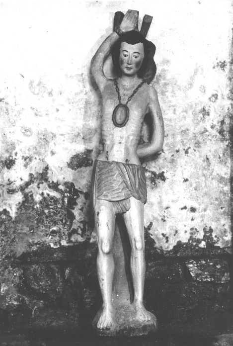 Statue : saint Sébastien (2), chapelle Saint Sébastien (Le Faouët)