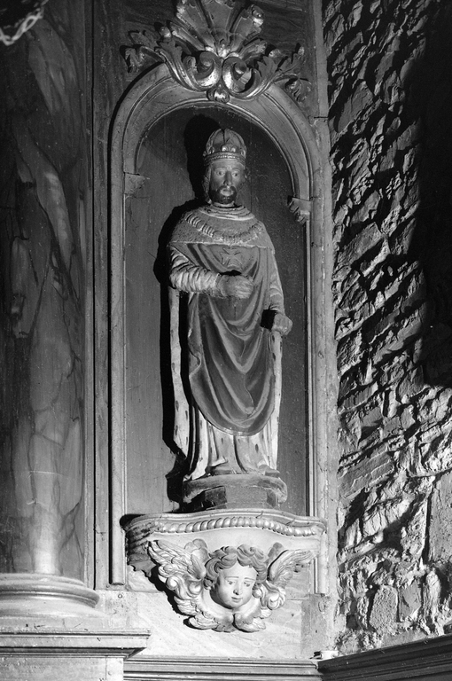 Statue : Saint Louis, église paroissiale Saint-Martin (Javené)