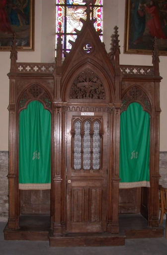 Paire 2 de confessionnaux