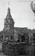 Les églises, croix de chemin et cimetière sur la commune de Lanhélin (fusionnée en Mesnil-Roc'h en 2019)