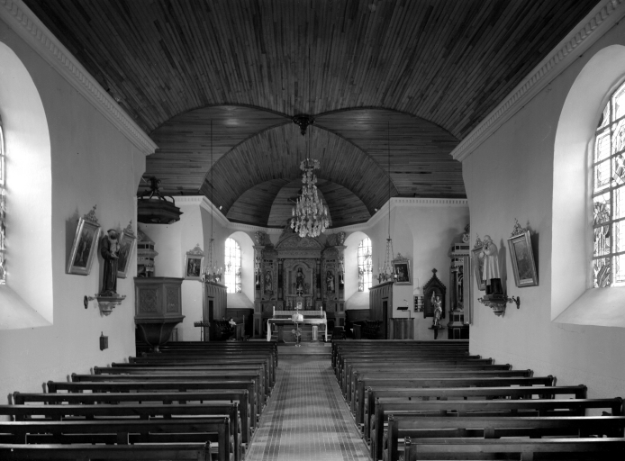 Chaire à prêcher, église paroissiale Saint-Jean-Baptiste (Lalleu)